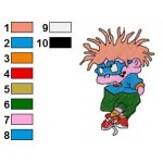 Rugrats Chuckie Finster 02 Embroidery Design